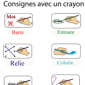 Consignes crayon